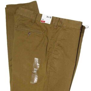 NEW Express Skinny Fit Chinos Pants Brown Stretch ACTUAL SIze 36 X 29